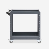 Metalen gereedschapswagen 2 planken voor garage of werkplaats Kerey Catalogus
