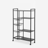 Metalen serveerwagen met fruit- en groentemanden 80x32x135 cm Faris XL Aanbieding