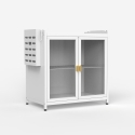 Kast voor servies keukenorganizer met afdruiprek 44x28x47 cm Arin Kortingen