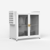 Kast voor servies keukenorganizer met afdruiprek 44x28x47 cm Arin Aanbod