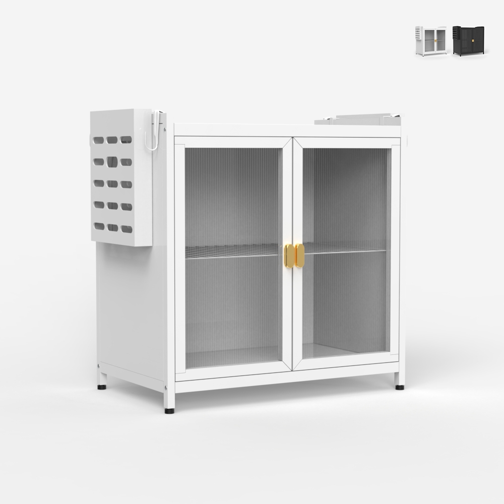 Kast voor servies keukenorganizer met afdruiprek 44x28x47 cm Arin Aanbieding Kast voor servies keukenorganizer met afdruiprek 44x28x47 cm Arin Aanbieding