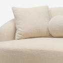 2-zits designbank in beige bouclé teddystof Lazy Catalogus