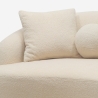 2-zits designbank in beige bouclé teddystof Lazy Catalogus