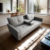 2-zits slaapbank van stof met bekerhouder Donum Aanbieding