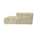 Rechts gemoduleerde vierzits hoekbank in corduroy fluweel Cady Velvet Catalogus