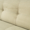 Rechts gemoduleerde vierzits hoekbank in corduroy fluweel Cady Velvet Afmetingen