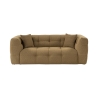 Moderne 2-zitsbank in kaki bouclè 192cm Cady 2 Aanbod