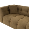 Moderne 2-zitsbank in kaki bouclè 192cm Cady 2 Voorraad
