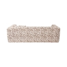 Moderne 3-zitsbank in stof met patroon en kussens 235cm Cady 3 Korting