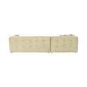 Modulaire 4-zits hoekbank links van ribfluweel Cady Velvet Korting