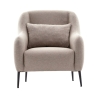 Moderne stoffen woonkamerfauteuil met kussen Venus Aanbod
