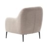 Moderne stoffen woonkamerfauteuil met kussen Venus Kortingen