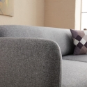 Hoekbank 3-zits slaapbank met chaise longue in stof Venus 3L Keuze