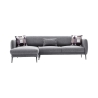 Hoekbank 3-zits slaapbank met chaise longue in stof Venus 3L Aanbod