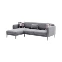 Hoekbank 3-zits slaapbank met chaise longue in stof Venus 3L Verkoop