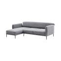 Hoekbank 3-zits slaapbank met chaise longue in stof Venus 3L Model