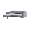 Hoekbank 3-zits slaapbank met chaise longue in stof Venus 3L Model