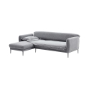 Hoekbank 3-zits slaapbank met chaise longue in stof Venus 3L Karakteristieken