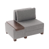 Opvouwbare chaise longue links linnen Betty Left fauteuilbed Kosten