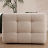 Moderne 3-zitsbank in bouclé met kussens 235cm Cady Korting