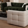 Moderne 3-zitsbank in bouclé met kussens 235cm Cady Kortingen