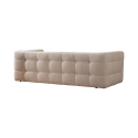 Moderne 3-zitsbank in bouclé met kussens 235cm Cady Catalogus