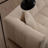 Rechter hoekbank 4-zits met chaise longue in bouclè Cady Catalogus