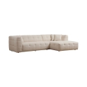 Rechter hoekbank 4-zits met chaise longue in bouclè Cady Verkoop