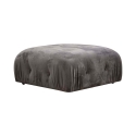 Velvet voetenbankje 95x95cm Bubble PV Aanbod