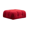 Poef voetenbank in stof 95x95cm Bubble PT Aanbod