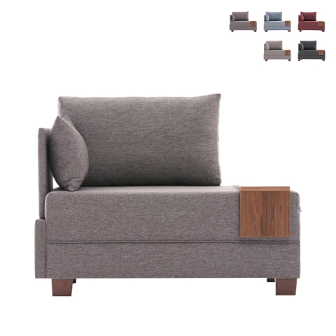 Moderne chaise longue fauteuil met geïntegreerd dienblad Fly Left Aanbieding