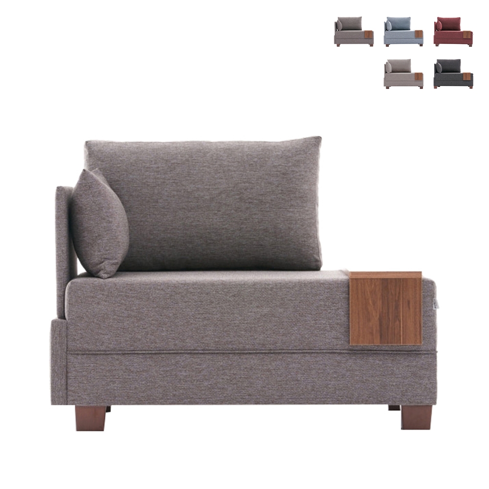 Moderne chaise longue fauteuil met geïntegreerd dienblad Fly Left Aanbieding Moderne chaise longue fauteuil met geïntegreerd dienblad Fly Left Aanbieding