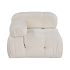 Linkerhoekmodule voor modulaire bank in bouclé Bubble 1LB Verkoop