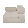 Linkerhoekmodule voor modulaire bank in bouclé Bubble 1LB Aanbod