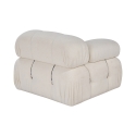 Linkerhoekmodule voor modulaire bank in bouclé Bubble 1LB Keuze