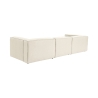 Modulaire bankstel 4-zits modern in linnen Fora 4 Catalogus