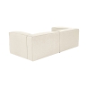 Moderne modulaire 2-zitsbank in linnen Fora 2 Catalogus