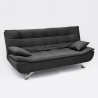 Design 2-zits slaapbank Centenario van microvezel Afmetingen