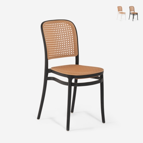 Stapelbare klassieke stoel voor binnen en buiten Vihmin Aanbieding