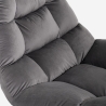 Moderne fluwelen design loungestoel Karu Verkoop
