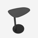Lage zwarte salontafel in modern design 45x33,5x49 cm Javel Verkoop