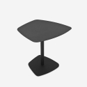 Modern design salontafel in zwart metaal 42x42x49 cm Dusk Verkoop