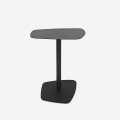 Modern design salontafel in zwart metaal 42x42x49 cm Dusk Aanbieding