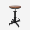 Vintage industriële stijl verstelbare barkruk Helix Verkoop