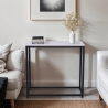 Moderne metalen sidetable 80x30x75 cm Nigel Verkoop