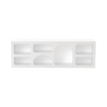 Design TV-meubel laag 160x40cm met 7 compartimenten wit Lorin Kortingen