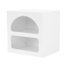 Design nachtkastje wit 50x40cm met 2 vakken Lorin S Catalogus