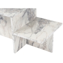 Asymmetrische salontafel modern design met 2 planken Harmony Catalogus