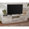 Mobiele tv-standaard met 3 klepdeuren 160x29cm Vanguard Aanbod
