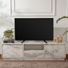 Mobiele tv-standaard met 3 klepdeuren 160x29cm Vanguard Verkoop
